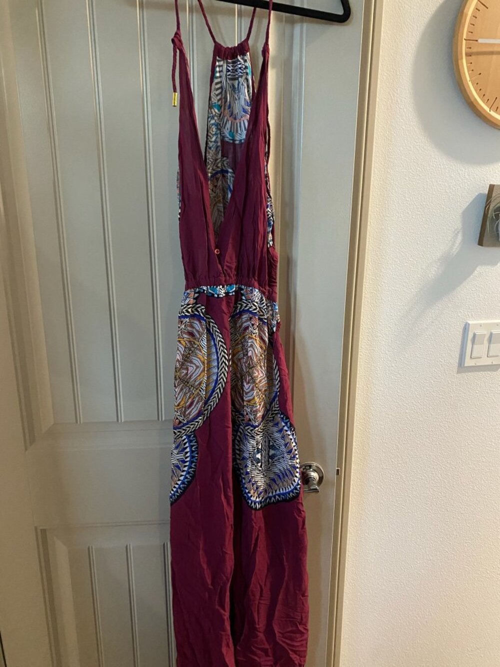 Red Carter Beach Cover-up Size Medium